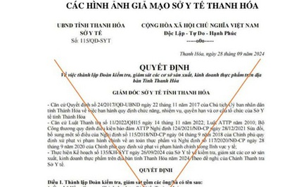 Cảnh báo thủ đoạn giả danh các đoàn thanh tra an toàn thực phẩm