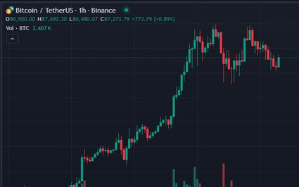 Bitcoin lên đỉnh rồi giảm "sốc" khi nhiều nhà đầu tư chưa chốt lời