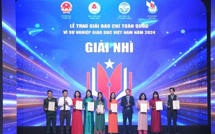 Báo Dân Việt đoạt giải Nhì "Báo chí toàn quốc Vì sự nghiệp Giáo dục Việt Nam" năm 2024