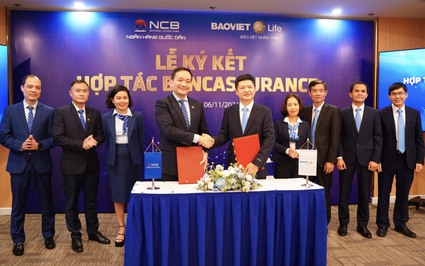 Bảo Việt Nhân thọ và Ngân hàng Quốc dân (NCB) ký kết thỏa thuận hợp tác trong lĩnh vực bancassurrance