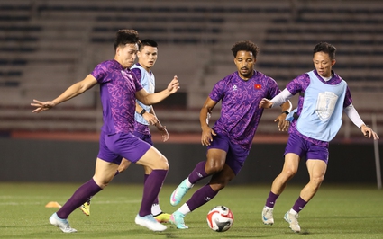 ĐT Việt Nam tập luyện tại sân Rizal Memorial: Không ngại mặt cỏ nhân tạo