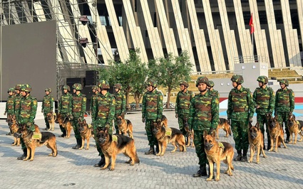 40 quân khuyển vừa trở về từ Thổ Nhĩ Kỳ sẽ trình diễn trong chương trình 80 năm thành lập QĐND Việt Nam