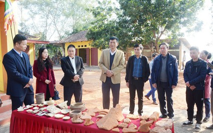 Đào khảo cổ ở một nền một chùa cổ ở Bắc Giang, phát lộ vô số hiện vật có niên đại từ thời nhà Trần