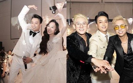 3 thành viên nhóm HKT hiếm hoi hội ngộ trong đám cưới TiTi