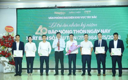 Báo Nông thôn Ngày nay tổ chức lễ tri ân kỷ niệm 40 năm xuất bản số báo đầu tiên tại khu vực Tây Bắc