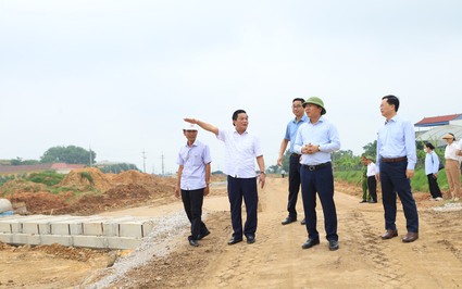 Tiến độ thực hiện Dự án đường Vành đai 4 tại huyện Mê Linh (Hà Nội)