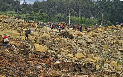 Thảm họa kinh hoàng ở Papua New Guinea, hàng trăm người bị vùi lấp