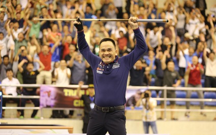 Đánh bại số 1 thế giới, Trần Đức Minh vô địch World Cup billiards carom 3 băng TP.HCM