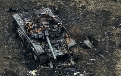 Lữ đoàn tinh nhuệ của Ukraine tung video tiêu diệt nguyên đại đội xe tăng Nga ở Donetsk