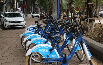 Dịch vụ xe đạp công cộng Hà Nội được người dân sử dụng gần 1.150 lượt/ngày 