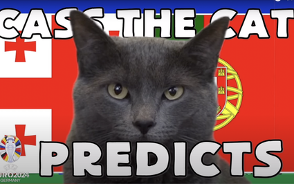 Mèo tiên tri Cass dự đoán kết quả Georgia vs Bồ Đào Nha
