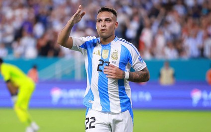 Lautaro Martinez lập cú đúp, Argentina toàn thắng 3 trận vòng bảng Copa America 2024