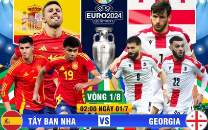 Trực tiếp bóng đá Tây Ban Nha vs Georgia (Link TV360, VTV)