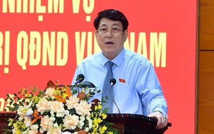 Thường trực Ban Bí thư Lương Cường bàn giao nhiệm vụ tại Tổng cục Chính trị QĐND Việt Nam
