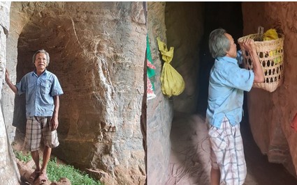Độc lạ người đàn ông Việt sống trong hang đá gần trăm năm: Được xây nhà nhất quyết không ở