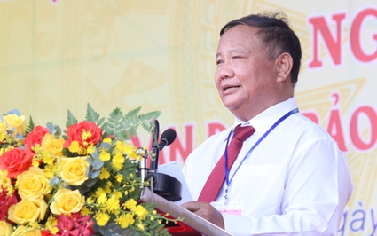 Phó Chủ tịch T.Ư Hội Nông dân Việt Nam dự lễ ra mắt lực lượng tham gia bảo vệ an ninh trật tự cơ sở