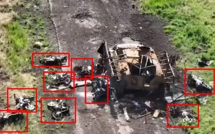 Ukraine tiêu diệt toàn bộ đoàn xe quân sự Nga, giữ vững thị trấn chiến lược Vuhledar ở Donetsk