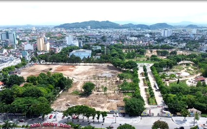 Gần 1.000 cây xanh bị chuyển đi tại dự án nâng cấp, cải tạo công viên Hội An, TP. Thanh Hóa