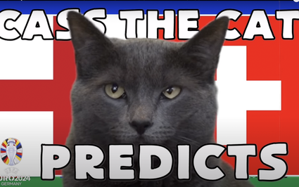Mèo tiên tri Cass dự đoán kết quả Anh vs Thuỵ Sĩ