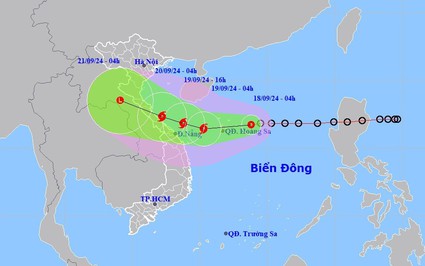 KHẨN: Áp thấp nhiệt đới đang mạnh lên thành bão số 4, giật cấp 10, tiến thẳng Quảng Bình - Đà Nẵng