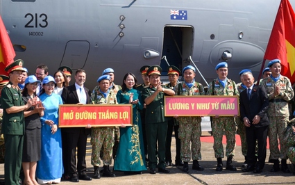 Phó Chủ tịch nước Võ Thị Ánh Xuân tiễn 247 sĩ quan lên đường làm nhiệm vụ gìn giữ hòa bình