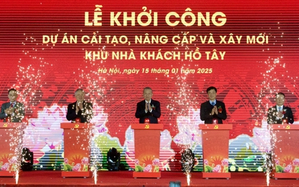 Tổng Bí thư Tô Lâm dự Lễ khởi công cải tạo, nâng cấp và xây mới Khu Nhà khách Hồ Tây