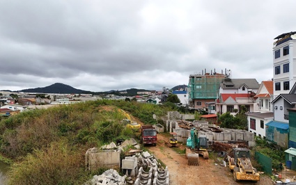 Đường hơn 1,7km tại TP. Đà Lạt khởi công hơn 3 năm vẫn chưa xong