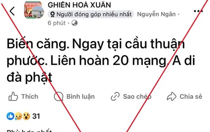 Sự thật thông tin "nhiều ô tô lao xuống biển tại Đà Nẵng"