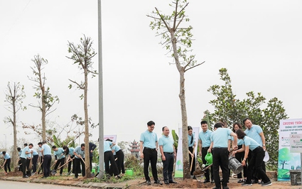 “Agribank - Thêm cây, thêm sự sống”, lan tỏa hành trình “Vì tương lai xanh” tại Mê Linh