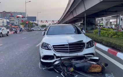 Vụ xe Mercedes tông vào 10 xe máy ở Thủ Đức: Một nữ sinh viên tử vong
