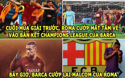 ẢNH CHẾ BÓNG ĐÁ (25.7): Barca ‘phục thù’ Roma, Ronaldo bị căm ghét
