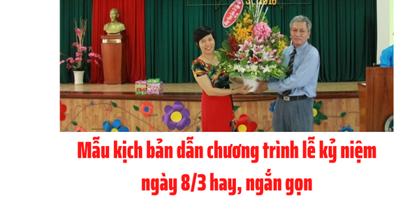 bài phát biểu khai mạc lễ kỷ niệm 8/3