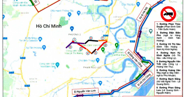 Ho Chi Minh City will ban semi-trailers from traveling on 8 roads from June 18