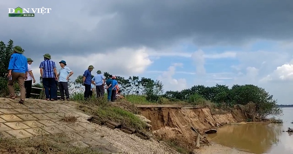 Thanh Hóa: Người dân mất ăn, mất ngủ vì sạt lở bờ kè đê sông Mã