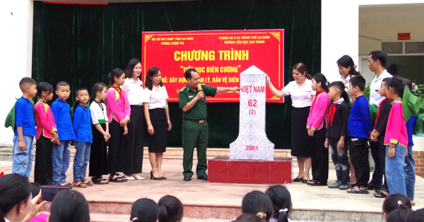 Hàng trăm học sinh ở tỉnh biên giới Lai Châu tham gia “Tiết học biên cương”