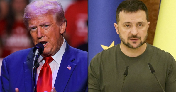 Mr Trump called President Zelensky “the best salesman in history”