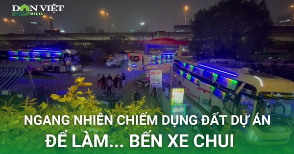 Bến xe trái phép ngang nhiên “lộng hành” trên địa bàn quận Nam Từ Liêm (Hà Nội)