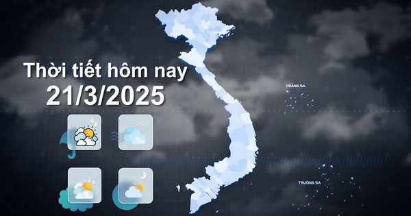 Thời tiết hôm nay 21/3/2025: Đông Nam Bộ nắng nóng