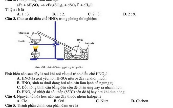 Nhận diện “sát thủ” trong đề thi môn Hóa