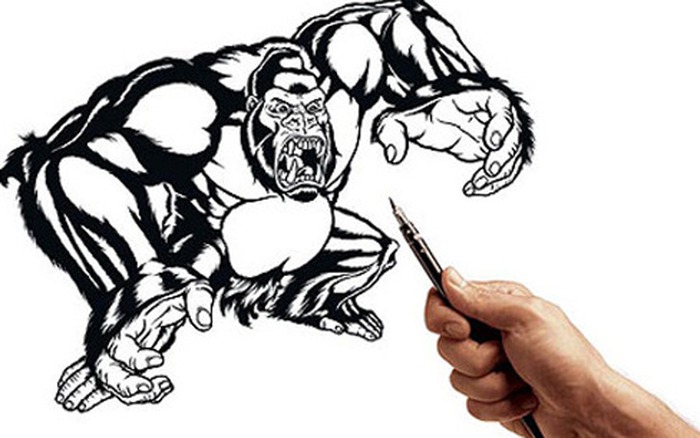 Cách vẽ King Kong  Dạy Vẽ