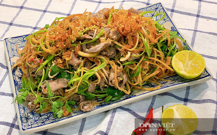 Hướng dẫn thực hiện món Nộm rau muống
