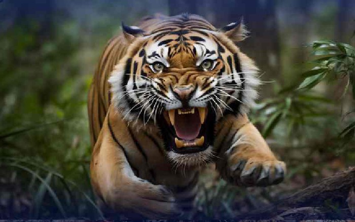 Hình nền Nền Hổ Nhìn Thẳng Về Phía Trước Trong Rừng Mùa Thu Nền, Hổ Hổ Hổ,  ảnh Chụp ảnh Hd, Hổ Bengal Background Vector để tải xuống miễn phí - Pngtree