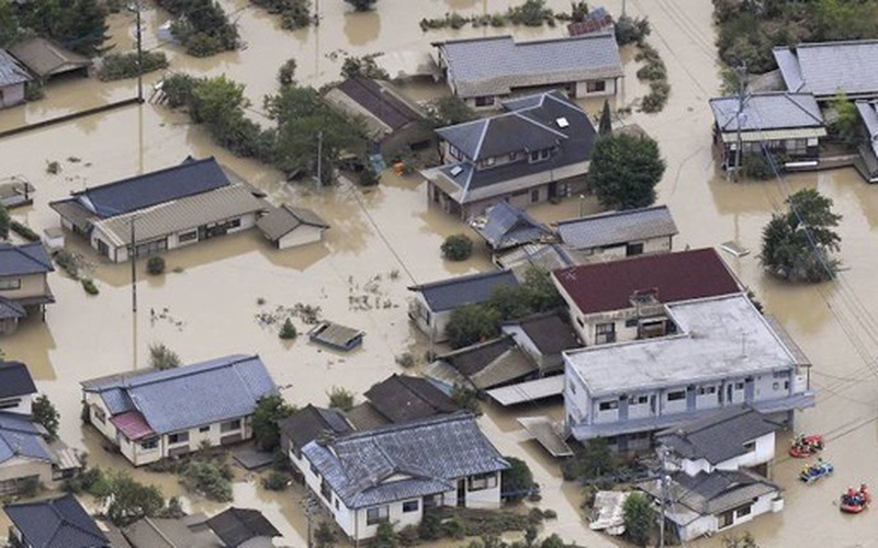 Nhật Bản dùng vệ tinh tìm, cứu người trong lũ lụt