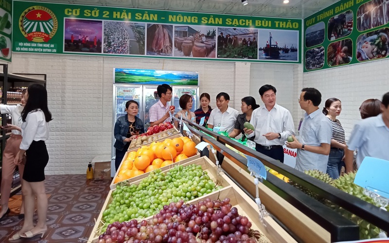 Hội Nông dân tỉnh Nghệ An: Khai trương cửa hàng kinh doanh nông sản thực phẩm an toàn

