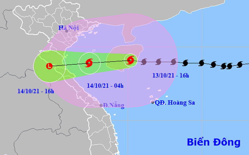 Cập nhật tin bão mới nhất: Bão số 8 di chuyển tốc độ 25-30km/h, chỉ cách Thanh Hóa 500km