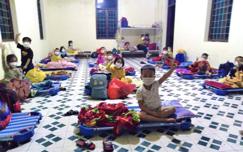 Quảng Bình: Tổ chức dạy học cho 29 học sinh lớp 1 trong khu cách ly