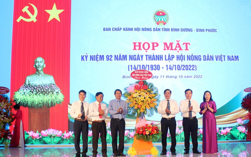 Hội Nông dân Bình Dương, Bình Phước họp mặt Kỷ niệm 92 năm Ngày thành lập Hội Nông dân Việt Nam