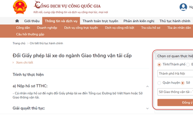 Chưa có dữ liệu giấy khám sức khỏe, đổi bằng lái xe trực tuyến gặp khó