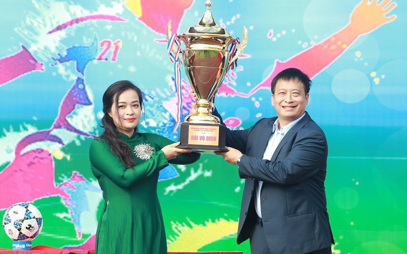 Khai mạc giải bóng đá học sinh THPT Hà Nội - An ninh Thủ đô 2022