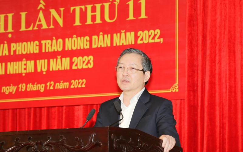 Chủ tịch Hội NDVN Lương Quốc Đoàn dự hội nghị tổng kết công tác Hội và phong trào ND tỉnh Thanh Hóa